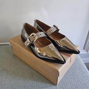 Maeve Pointed Toe Mary Jane Flats